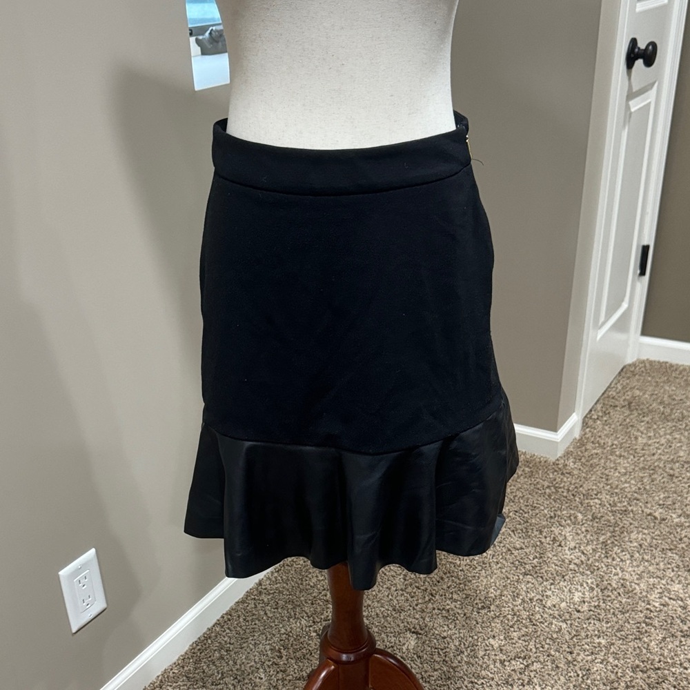 Michael Michael Kors Black Mini Skirt